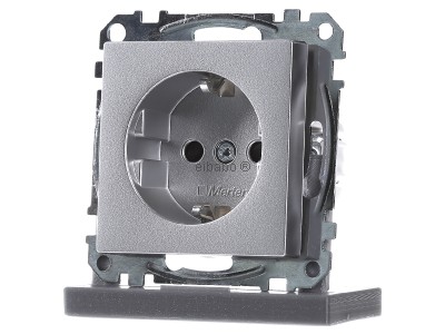 Алюминиевая защита контактов для розетки Schuko - Розетка (MEG2300-0460)
