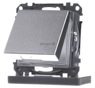 Алюминиевая откидная крышка для розетки Schuko - электрическая розетка MEG2310-0460