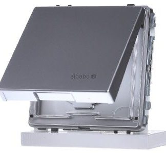 Алюминиевая откидная крышка для розетки Schuko - Розетка (MEG2310-7260)