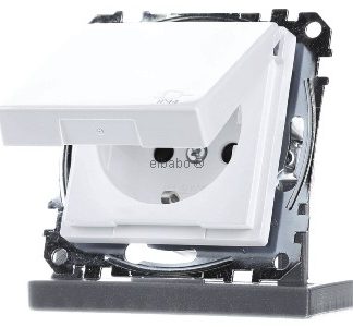 Розетка SCHUKO с откидной крышкой, степень защиты IP44 - Розетка (MEG2314-0325)