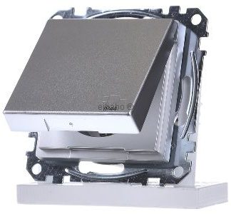 Розетка Schuko, алюминиевая откидная крышка, степень защиты IP44 - Розетка (MEG2314-0460)