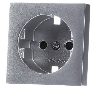 Центральная пластина из алюминия - Алюминиевая розетка (гнездо) MEG2330-0460