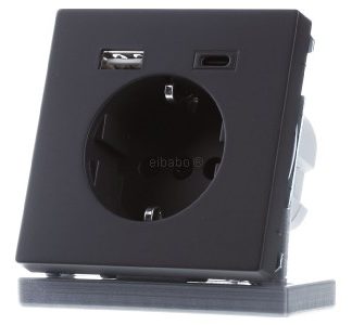 Розетка Schuko с USB-зарядным устройством - Вилка MEG2367-6034
