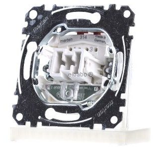 Управляющий выключатель, одноконтактный, 2-контактный, 10AX 250 В переменного тока - 2-полюсный встраиваемый выключатель MEG3102-0000