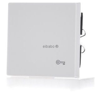 Клавиша-качелька, белая/глянцевая, переключатель/крестик/кнопка/вкл. MEG3303-0319