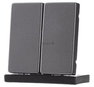 Никелированный тумблерный переключатель серии MEG3400-6050 - крышка