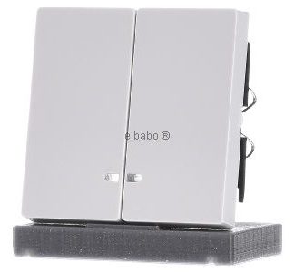 Двухполярное смотровое окно в форме вилки, белое/глянцевое, MEG3420-0319