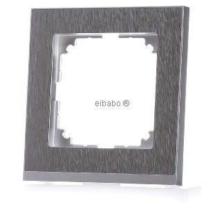 Декоративная рама 1x нержавеющая сталь/алюминий - Одинарная рама из нержавеющей стали MEG4010-3646