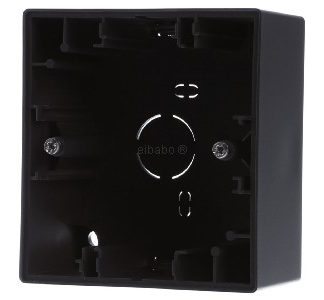 Корпус для поверхностного монтажа, одинарный, антрацитовый MEG4014-6534