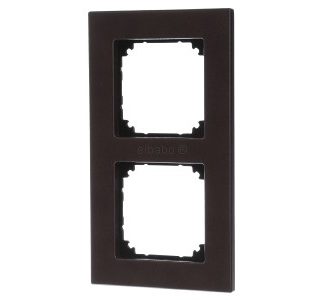 Двойная деревянная рама из орехового дерева - Двойная дверная рама коричневого цвета MEG4052-3473