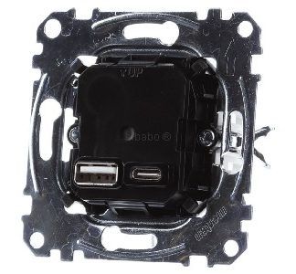 USB-зарядная станция, тип A+C, 45 Вт - двухканальный USB-источник питания MEG4366-0120