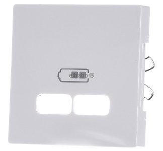 Центральная пластина, активная/глянцевая, для разъема USB-зарядного устройства - Центральная крышка USB MEG4367-0325