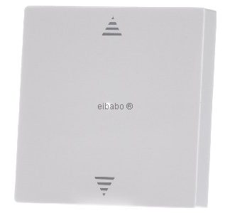 Накладка на белые жалюзи Rocker polar white/gloss 1f, arrows, system M - MEG5215-0319