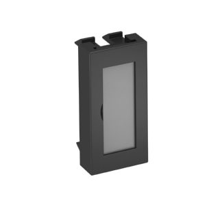 Заглушка для модуля 1/2 с полем для маркировки - Заглушка для черной заглушки ADP-...