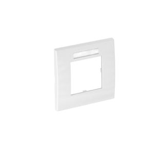 Маскирующая рамка 1x 84x84 мм rws - Однорамочная белая AR45-BF1 RW