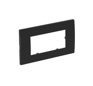 Маскирующая рамка 2x 84x140 мм sw-gr - двухсекционная рамка серого цвета AR45-F2 SWGR