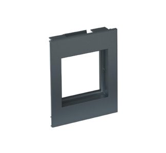 Однокорпусная рама для модуля 45 антрацитового цвета - Однокорпусная рама антрацитового цвета BRK CF1 M45 алюминиевая