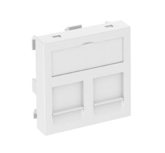 Технология передачи данных поддерживает чисто белый цвет 45x45 мм - базовый элемент с центральной крышкой DTG-2RM...