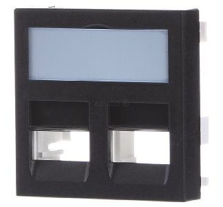 Носитель данных 45x45 мм, черный, большой - базовый элемент с центральной крышкой DTG-2RM SWGR1