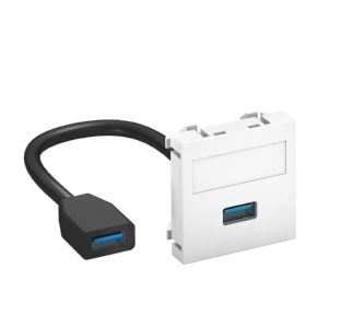 Мультимедийный носитель 45x45 мм rws - Базовый элемент с центральной крышкой MTG-U3A F RW1