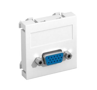 Винтовой разъем VGA для мультимедийных носителей. - Базовый элемент с центральной крышкой MTG-VGA...
