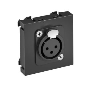 Мультимедийный держатель 45x45 мм sw-gr - Базовый элемент с центральной крышкой MTG-X3F L SWGR1