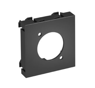 Мультимедийный кабель XLR 45x45 мм sw-gr - Базовый элемент с центральной крышкой MTG-X O SWGR1