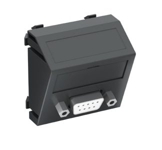 Винтовой разъем для мультимедийного модуля D-Sub9. - Базовый элемент с центральной крышкой MTS-...