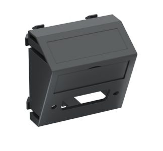 Мультимедийный DVI-адаптер 45x45 мм sw-gr - Базовый элемент с центральной крышкой MTS-DV O SWGR1