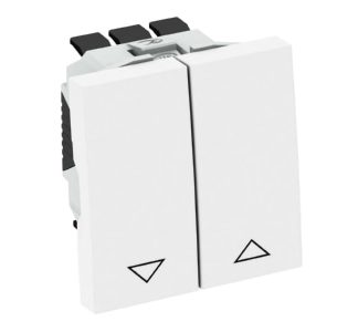 Кнопка для рулонных штор, чисто белая - однорычажная кнопка для рулонных штор RT-BS RW1