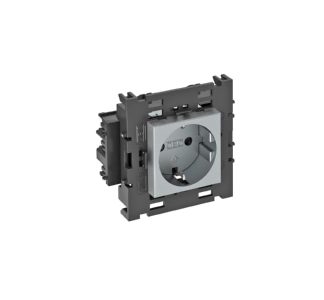 Розетка 0 градусов, 1x 250 В, 10/16 А, Schuko - электрическая розетка STD-D0C8 AL1