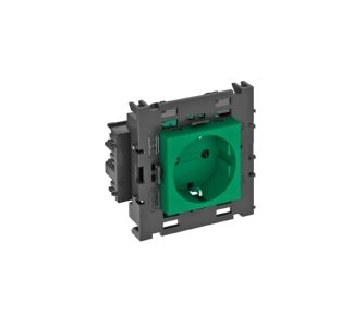 Розетка 0 градусов, 1x 250 В, 10/16 А, Schuko - электрическая розетка STD-D0C8 MZGN1