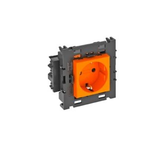 Розетка 0 градусов, 1x 250 В, 10/16 А, Schuko - электрическая розетка STD-D0C8 ROR1