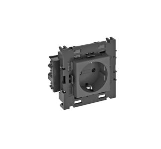 Розетка 0 градусов, 1x 250 В, 10/16 А, Schuko - электрическая розетка STD-D0C8 SWGR1