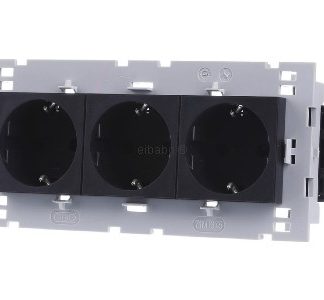 Розетка 0 градусов, 3x 250 В, 10/16 А, Schuko - электрическая розетка STD-D0C8 SWGR3