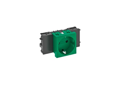 Розетка 0 градусов, 1x 250 В, 10/16 А, Schuko - электрическая розетка STD-D0C MZGN1