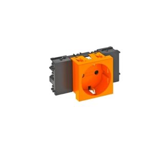 Розетка 0 градусов, 1x 250 В, 10/16 А, Schuko - электрическая розетка STD-D0C ROR1