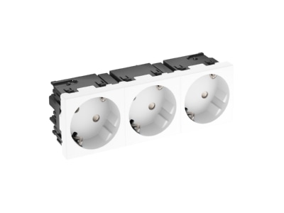 Розетка 33 градуса, тройной защитный контакт, Con.45 - Защитный контакт розетки STD-D3SC RW3