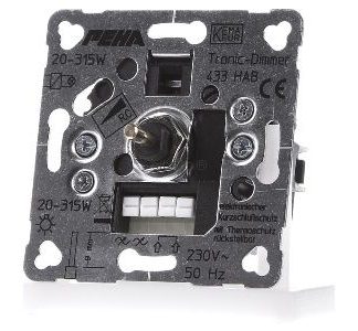 Диммер с регулировкой по заднему фронту 20-315 Вт - Диммер 20 ... 315VA D 433 HAB o.A.