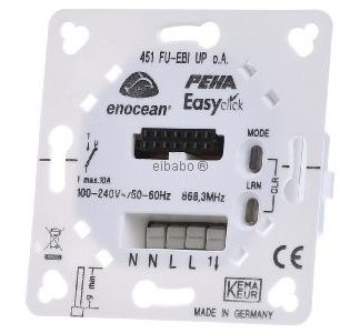 Одноканальный встраиваемый радиоприемник - Радиоприемник 868 МГц D 451 FU-EBI UP O.A.