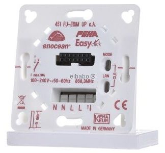 Радиоприемник с функцией диммирования, 1 канал, встраиваемая панель - Радиоприемник 868 МГц D 451 F...