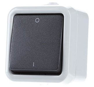 Тумблерный переключатель с клеммами, 10 А, 250 В, 2-полюсный, выключен, D 622 WAB