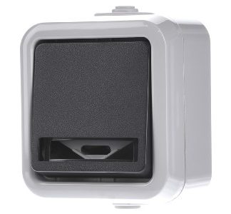 Кнопка - однополюсная кнопка (НО) серого цвета D 655 WAB