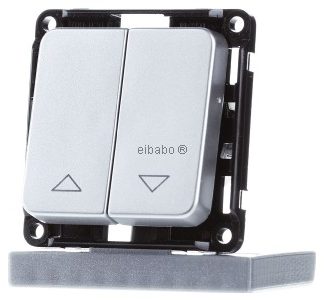 Кнопка для алюминиевых жалюзи 10A 250V 1-полюсная EB - Алюминиевый встраиваемый выключатель D 714.70 T