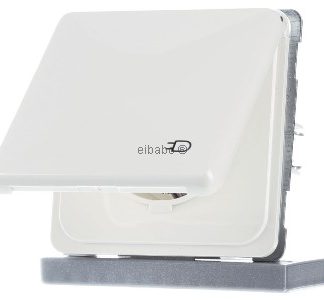 Розетка Schuko, контактная, KD, белая - Электрическая розетка D 80.6611 K WU SI W