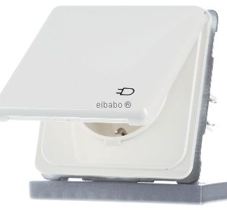 Розетка питания - Розетка с защитным контактом D 80.6611 K WU W