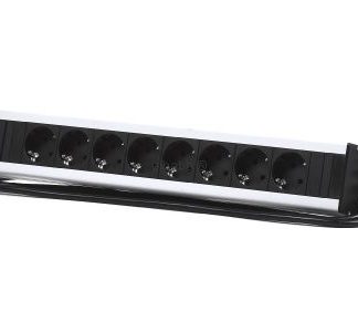 Удлинитель TE, 8-розеточный, Schuko - Черный DK 7000.630