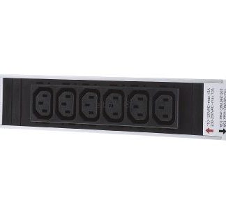 Вставной модуль 6xIEC320, C13 - Удлинительная планка для розеток, черная DK 7856.080