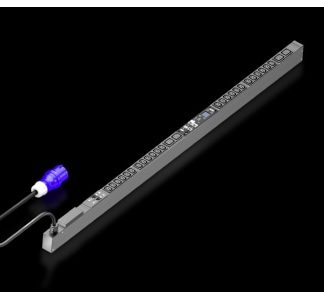 Распределительный щит с измерительным устройством 32A/1P - Черный удлинитель с розетками DK 7979.216