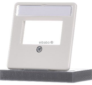 Двойная центральная пластина, полярно-белый RAL1013 - модульная крышка Jack ZSt UM-MA 2 pws